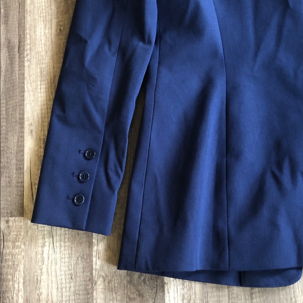 Rachel Roy Navy Blue Shoulder Padded Blazer 14 NEW - Picture 7 of 8